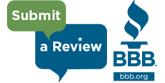 BBB Submit a Review badge
